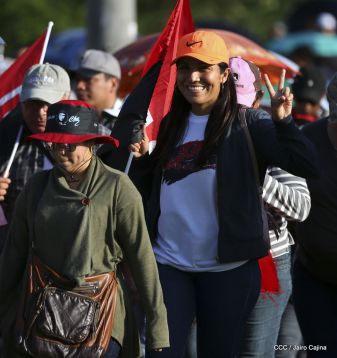 Nicaragüenses ratifican compromiso por la paz, la justicia y el resurgir de la Nación
