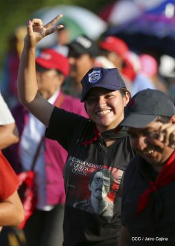 Nicaragüenses ratifican compromiso por la paz, la justicia y el resurgir de la Nación