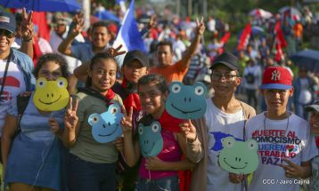 Nicaragüenses ratifican compromiso por la paz, la justicia y el resurgir de la Nación