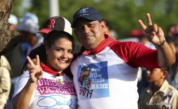 Nicaragüenses ratifican compromiso por la paz, la justicia y el resurgir de la Nación