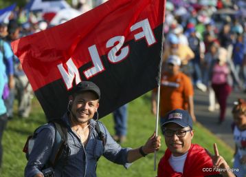 Nicaragüenses ratifican compromiso por la paz, la justicia y el resurgir de la Nación