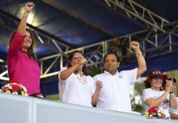 Nicaragüenses ratifican compromiso por la paz, la justicia y el resurgir de la Nación