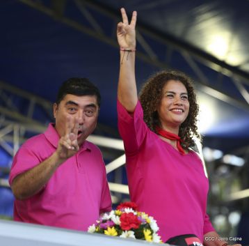 Nicaragüenses ratifican compromiso por la paz, la justicia y el resurgir de la Nación