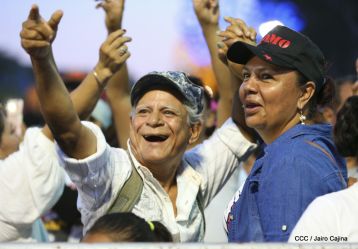 Nicaragüenses ratifican compromiso por la paz, la justicia y el resurgir de la Nación