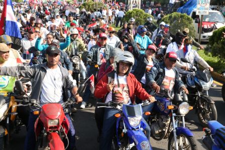 Nicaragüenses ratifican compromiso por la paz, la justicia y el resurgir de la Nación