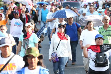 Nicaragüenses ratifican compromiso por la paz, la justicia y el resurgir de la Nación