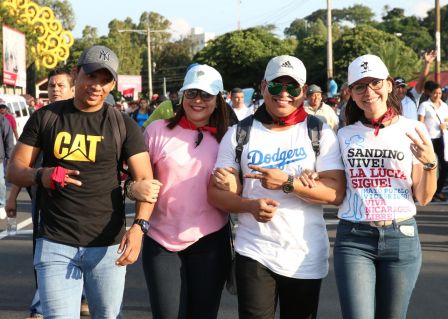 Nicaragüenses ratifican compromiso por la paz, la justicia y el resurgir de la Nación