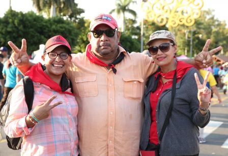 Nicaragüenses ratifican compromiso por la paz, la justicia y el resurgir de la Nación