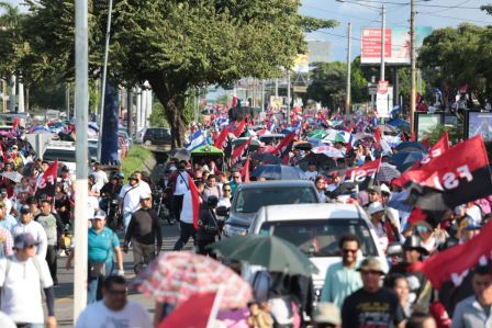 Nicaragüenses ratifican compromiso por la paz, la justicia y el resurgir de la Nación