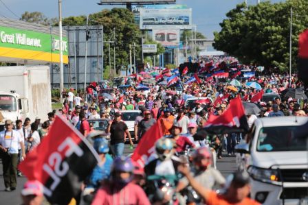 Nicaragüenses ratifican compromiso por la paz, la justicia y el resurgir de la Nación