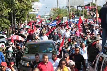 Nicaragüenses ratifican compromiso por la paz, la justicia y el resurgir de la Nación