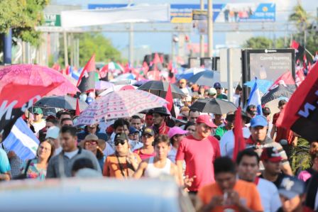Nicaragüenses ratifican compromiso por la paz, la justicia y el resurgir de la Nación