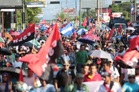 Nicaragüenses ratifican compromiso por la paz, la justicia y el resurgir de la Nación