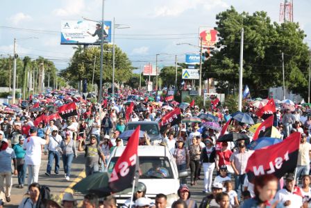 Nicaragüenses ratifican compromiso por la paz, la justicia y el resurgir de la Nación