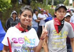 Capitalinos se movilizan por la Justicia, Paz y Vida