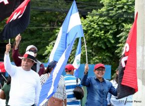 Capitalinos se movilizan por la Justicia, Paz y Vida