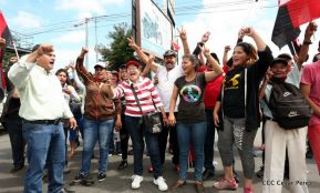 Capitalinos se movilizan por la Justicia, Paz y Vida