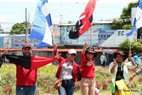 Capitalinos se movilizan por la Justicia, Paz y Vida