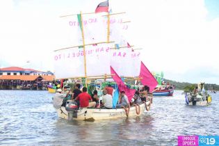 V Carnaval Acuático en Río San Juan de Nicaragua