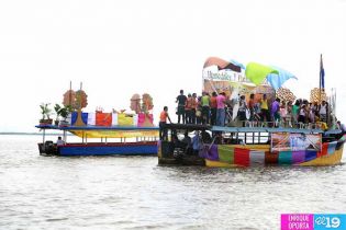 V Carnaval Acuático en Río San Juan de Nicaragua
