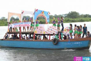 V Carnaval Acuático en Río San Juan de Nicaragua