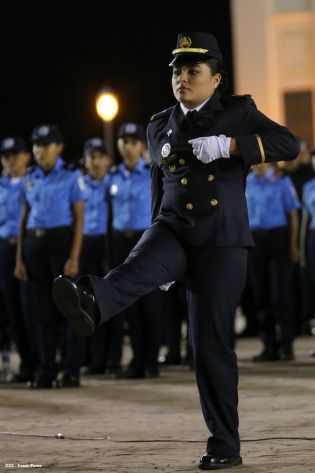Daniel y Rosario presiden XVI acto de graduación de cadetes de la Policía