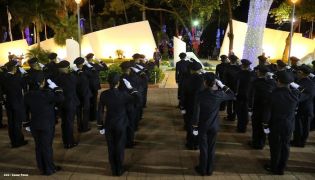 Daniel y Rosario presiden XVI acto de graduación de cadetes de la Policía