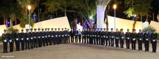 Daniel y Rosario presiden XVI acto de graduación de cadetes de la Policía
