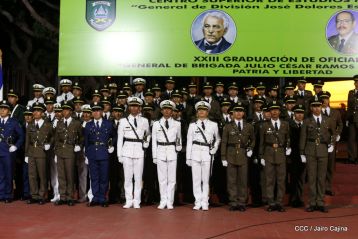 XXIII Graduación del Centro Superior de Estudios Militares “General José Dolores Estrada” del Ejército de Nicaragua