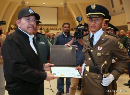 XXIII Graduación del Centro Superior de Estudios Militares “General José Dolores Estrada” del Ejército de Nicaragua
