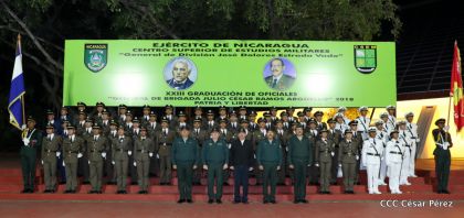 XXIII Graduación del Centro Superior de Estudios Militares “General José Dolores Estrada” del Ejército de Nicaragua