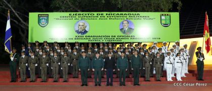 XXIII Graduación del Centro Superior de Estudios Militares “General José Dolores Estrada” del Ejército de Nicaragua