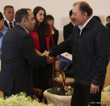 ¡Bienvenidos a Nicaragua en nombre de la Paz!