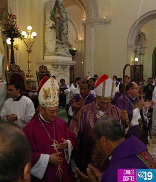 Misa en León por Centenario Provincia Eclesiástica de Nicaragua
