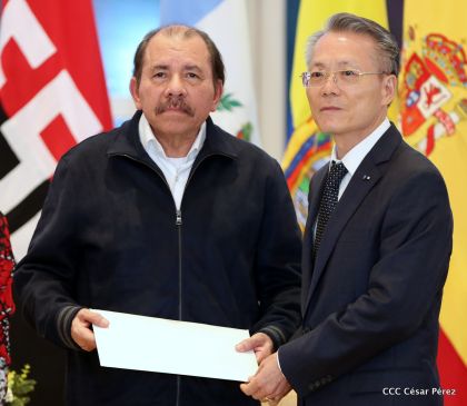 ¡Bienvenidos a Nicaragua en nombre de la Paz!