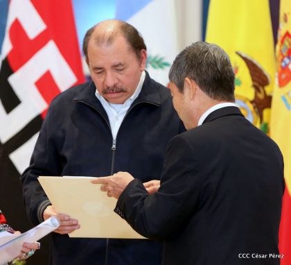 ¡Bienvenidos a Nicaragua en nombre de la Paz!