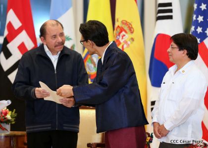 ¡Bienvenidos a Nicaragua en nombre de la Paz!