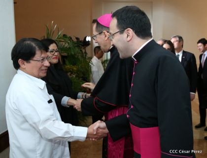 ¡Bienvenidos a Nicaragua en nombre de la Paz!