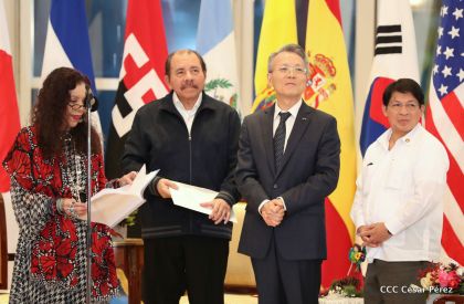 ¡Bienvenidos a Nicaragua en nombre de la Paz!