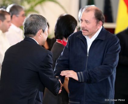 ¡Bienvenidos a Nicaragua en nombre de la Paz!