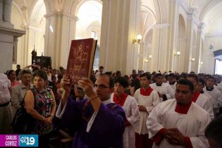 Misa en León por Centenario Provincia Eclesiástica de Nicaragua