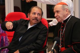 Presidente Daniel y Compañera Rosario se reúnen con Enviado Especial del Papa, Cardenal Nicolás de Jesús López