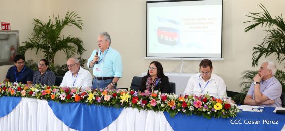IV Foro de Solidaridad Amorosa y Activa de Pueblos del Mundo con Nicaragua
