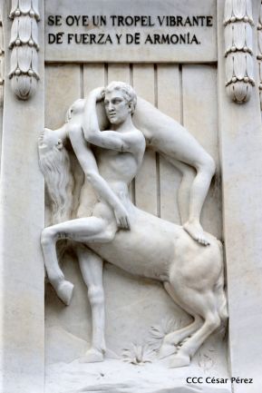 Así se conmemoró el 152 aniversario del natalicio de Rubén Darío