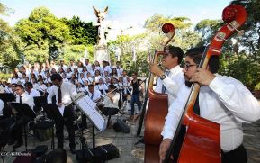 Así se conmemoró el 152 aniversario del natalicio de Rubén Darío