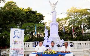 Así se conmemoró el 152 aniversario del natalicio de Rubén Darío