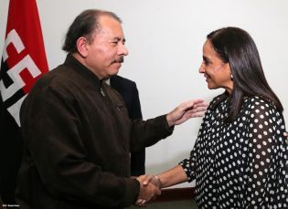 Presidente Daniel recibe a presidente electo de Honduras, Juan Orlando Hernández
