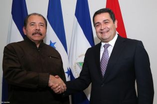 Presidente Daniel recibe a presidente electo de Honduras, Juan Orlando Hernández