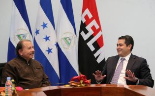 Presidente Daniel recibe a presidente electo de Honduras, Juan Orlando Hernández