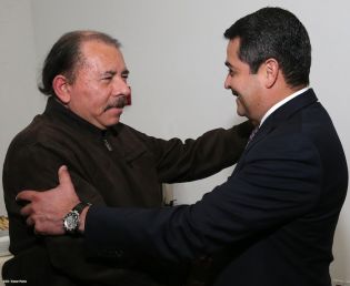 Presidente Daniel recibe a presidente electo de Honduras, Juan Orlando Hernández